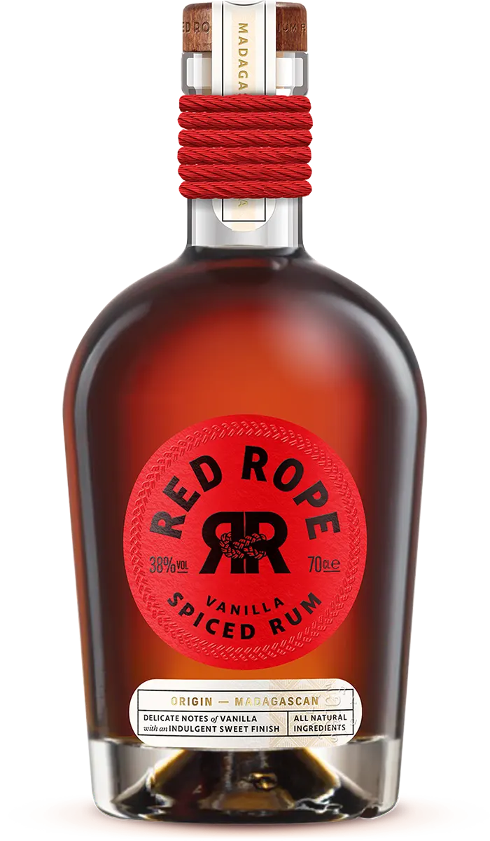 Red Rope Spiced Rum Bottle